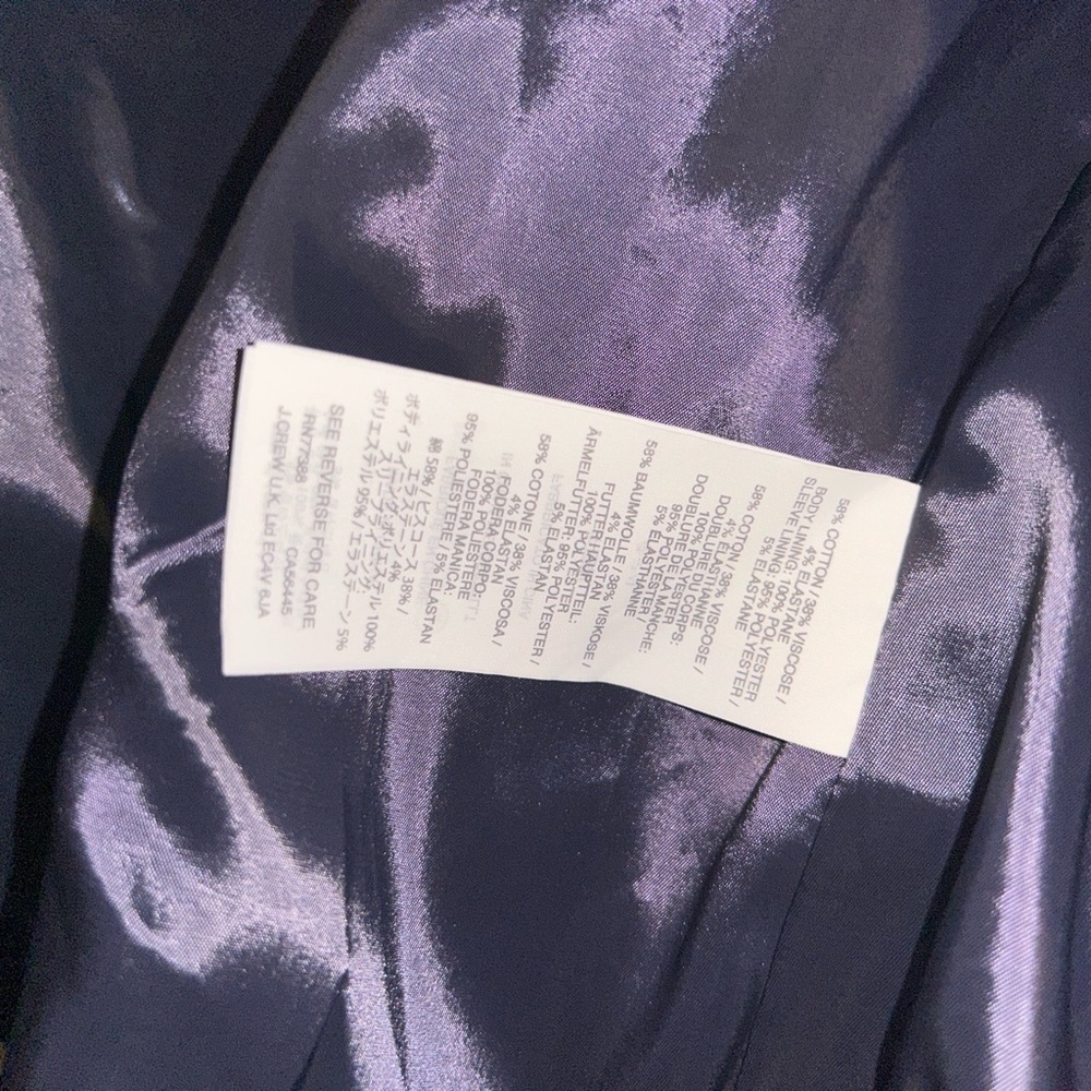 J. Crew Dark Blue Women's Blazer - Picture 6 of 7